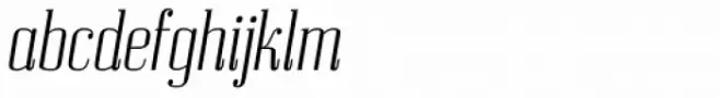 Bodoni Z37 S Condensed Light Italic