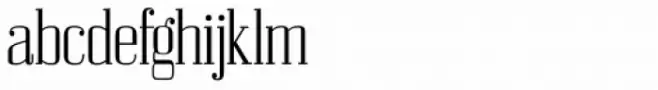Bodoni Z37 S Condensed Light