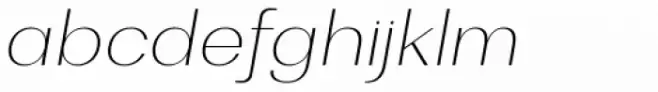 Bodrum Sans 11 Thin Italic