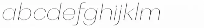 Bodrum Stencil 10 Hairline Italic