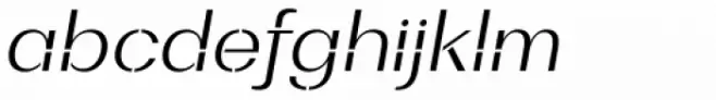 Bodrum Stencil 13 Light Italic