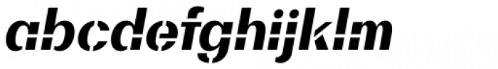 Bodrum Stencil 18 Heavy Italic