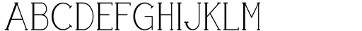 Boldatin Extra Light Condensed