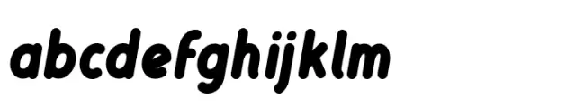 Bolded Condensed Black Italic