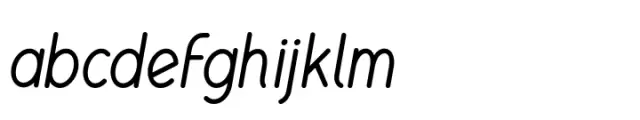 Bolded Condensed Italic