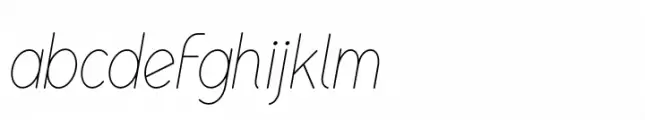 Bolded Condensed Thin Italic