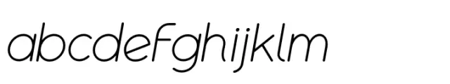 Bolded Light Italic