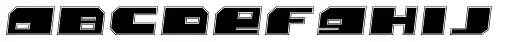 Bomb Outline Italic