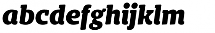 Bommer Slab Rounded Extra Bold Italic