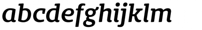 Bommer Slab Rounded Semi Bold Italic