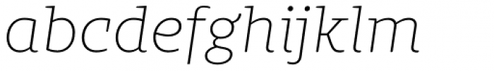 Bommer Slab Rounded Thin Italic