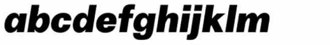 Boring Sans A Heavy Italic
