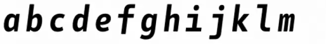 Botanika Mono SemiBold Italic