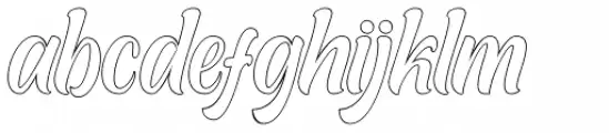 Boughies Italic Hollow