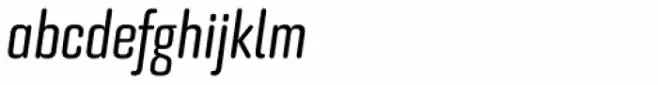 Bourgeois Rounded Medium Condensed Italic
