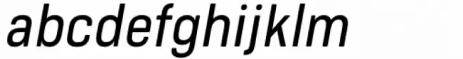 Bourton Text Medium Narrow Italic