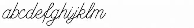 Bowline Script Thin