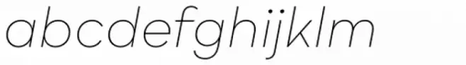Bozon Thin Italic