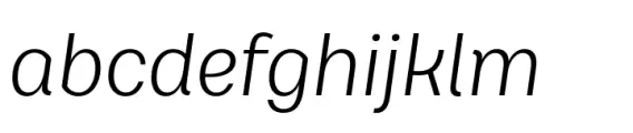 Brahmana Light Italic