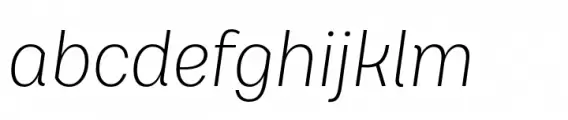 Brahmana Ultra Light Italic