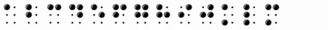 Braille Alpha