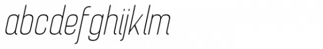 Brainy Thin Condensed Italic