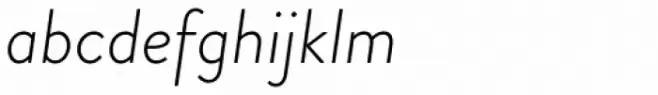Brandon Grotesque Light Italic