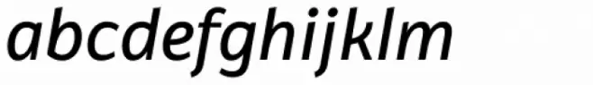 Brava Sans Semi Bold Italic