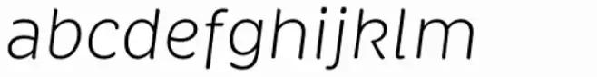 Brevia Light Italic