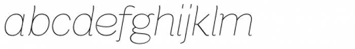Bright Grotesk Thin Italic