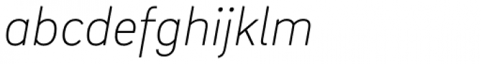 Brix Sans ExtraLight Italic