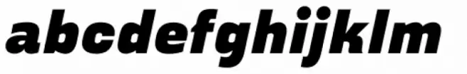 Broadside Heavy Extended Italic