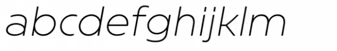 Brock Pro Extra Light Italic