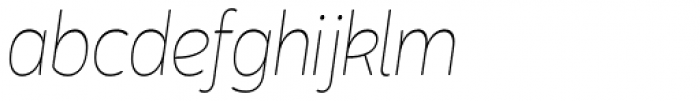 Bronto ExtraLight Italic