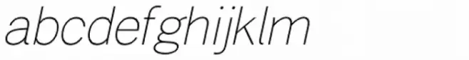 Brute Sans Thin Italic
