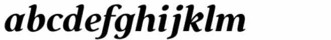 Budinger Oldstyle Bold Italic