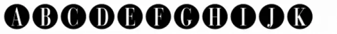 Bullet Numbers Bodoni Cond Neg