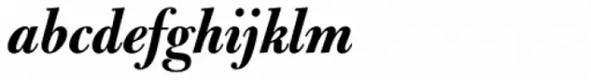 Bulmer Pro Display Bold Italic