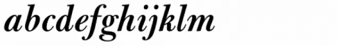 Bulmer Pro SemiBold Italic