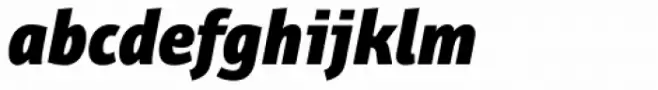 Bunaero Pro Heavy Italic