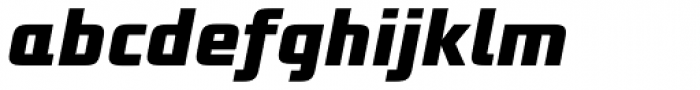 Bunken Tech Sans Pro Extrabold Italic
