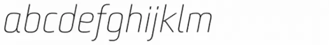 Bunuelo Clean Pro Thin Italic