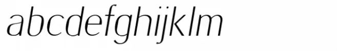 Burdigala Sans Extra Light Italic