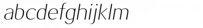 Burdigala X Sans Extra Light Italic