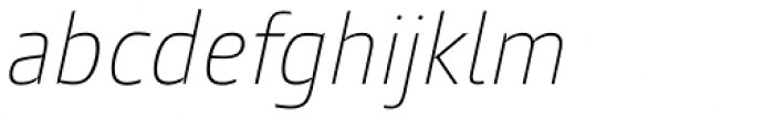 Burlingame Cond Thin Italic