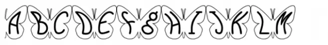 Butterfly Wingz Outline