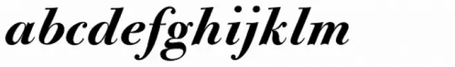 CAL Bodoni Casale Heavy Italic
