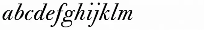 CAL Bodoni Casale Quasi Lite Italic