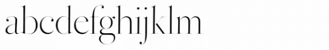 CAL Bodoni Ferrara Hairline Light