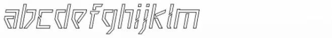 Caballero Outline Italic